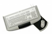 Полка для клавиатуры с подставкой под мышь, серая — купить оптом и в розницу в интернет магазине GTV-Meridian.