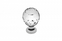 Ручка-кнопка с кристаллом GZ-CRPA30-01 хром — купить оптом и в розницу в интернет магазине GTV-Meridian.