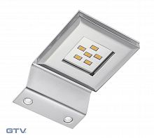 Точечный навесной светодиодный светильник Palermo KN 1,8W, 12V, хром, теплый свет — купить оптом и в розницу в интернет магазине GTV-Meridian.